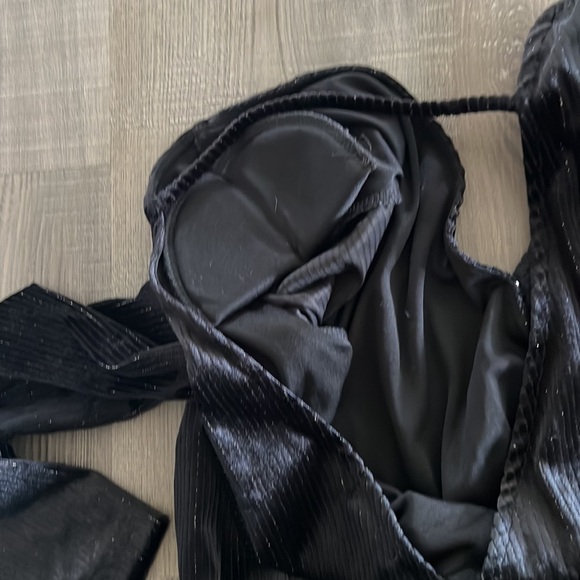 Black Velvet Romper - Picture 7 of 7